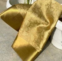 Tissue Silk Golden Saree (Nitha Ambani Inspired) - Gold