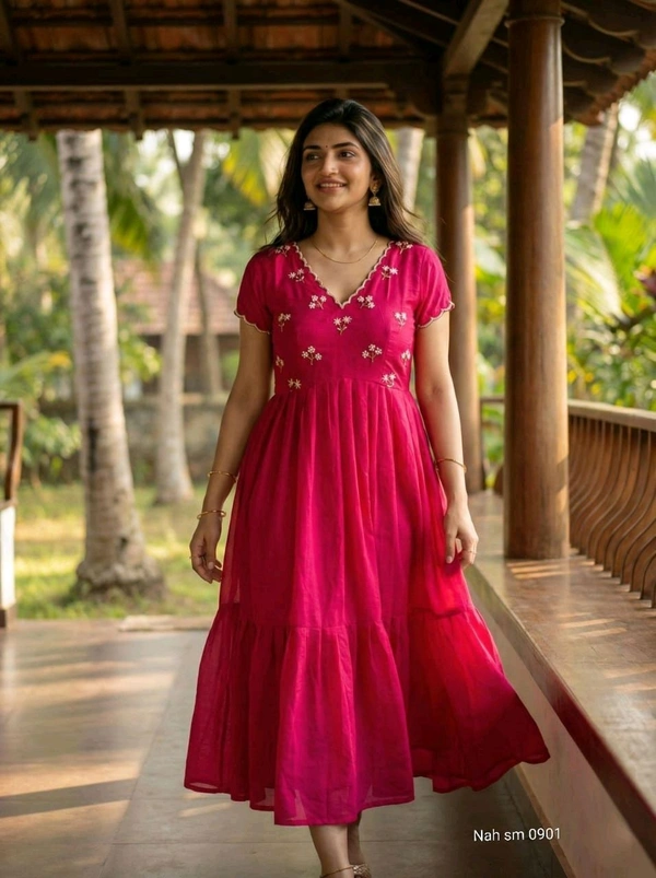 Designer Gown - XS, Rani pink