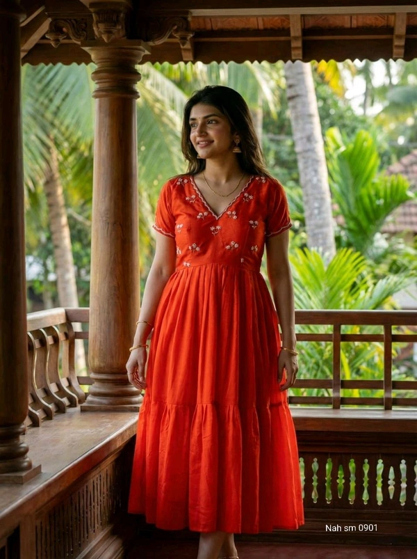Designer Gown - S, orange