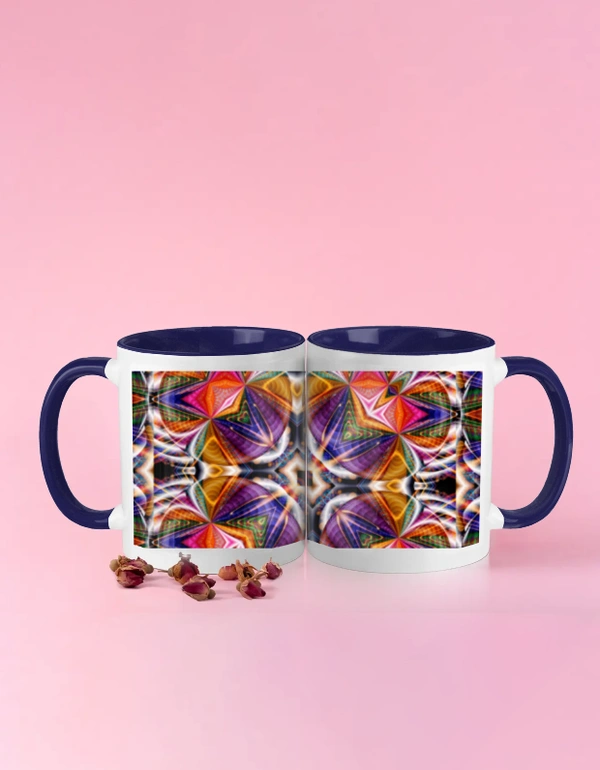 Coffee Mug -Kaleidoscope Pattern 
