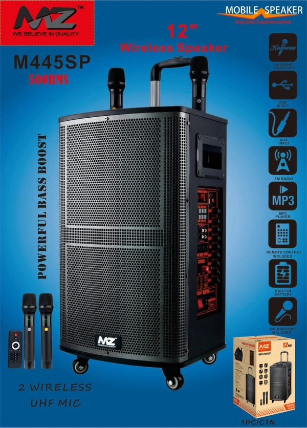 MZ M445SP WIRELESS TROLLY SPEAKER 🔊