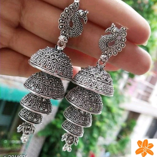 Ereing  - Catalog Name:*Arya Attractive Alloy Women's Earrings Vol 15*Plating: Oxidised Gold,Oxidised SilverEa