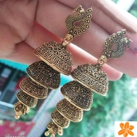 Ereing  - Catalog Name:*Arya Attractive Alloy Women's Earrings Vol 15*Plating: Oxidised Gold,Oxidised SilverEa
