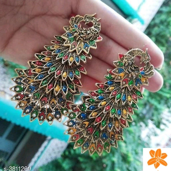 Ereing  - Catalog Name:*Arya Attractive Alloy Women's Earrings Vol 15*Plating: Oxidised Gold,Oxidised SilverEa
