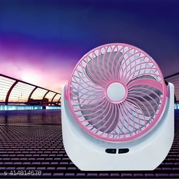 KEYMAX Table Fans Folding Rechargeable Fan LED Light And Multifunction USB Charging DC Fan Power Desk Fan 2400mAh USB NEW 2025 MODEAL FAN USB GADGET USB Fan, USB Air Cooler Meesho offer under 100