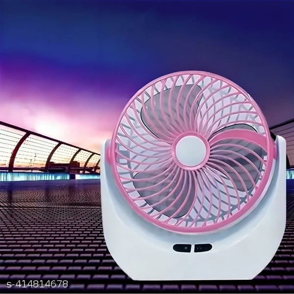 KEYMAX Table Fans Folding Rechargeable Fan LED Light And Multifunction USB Charging DC Fan Power Desk Fan 2400mAh USB NEW 2025 MODEAL FAN USB GADGET USB Fan, USB Air Cooler Meesho offer under 100