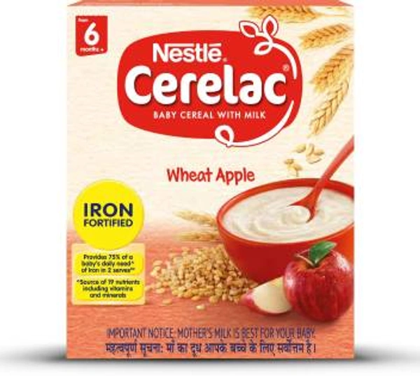 Nestle Cerelac Wheat Apple - 300gm