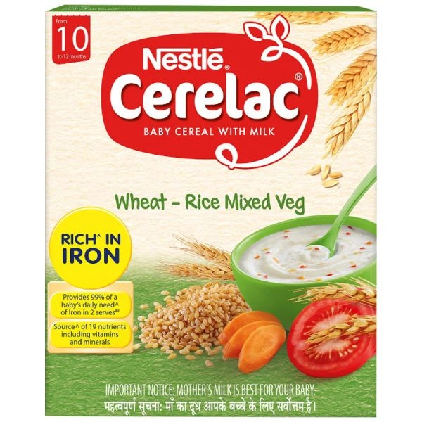 Nestle Cerelac Wheat-rice Mixed Fruit - 300gm