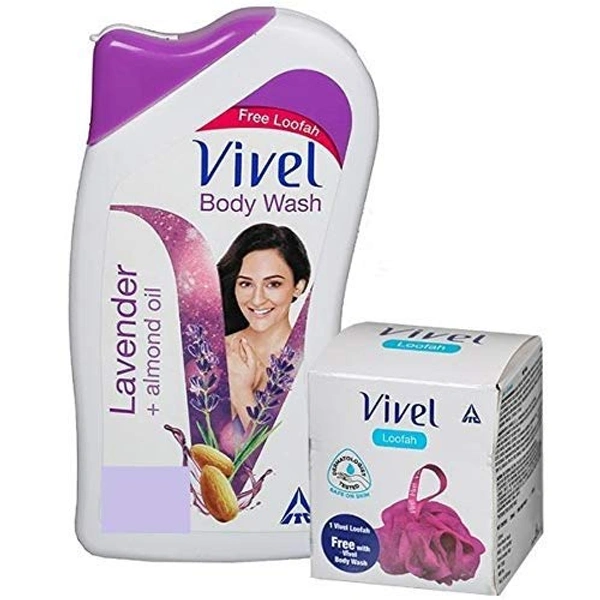 Vivel body wash lavender+almond oil - 100ml