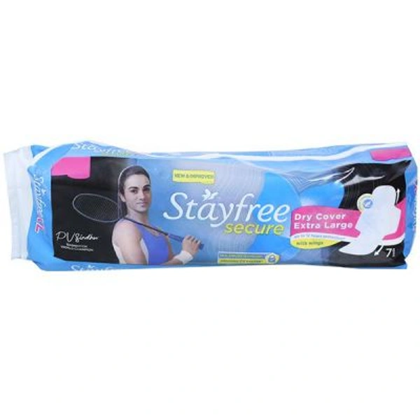 StayFree  XL Secure Cottone  Extra Large - 6 pads