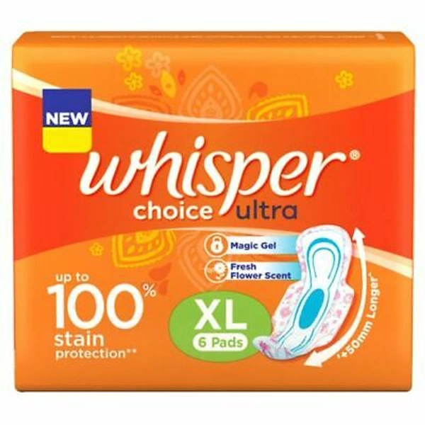 whisper Choice Ultra Xl - 6pads