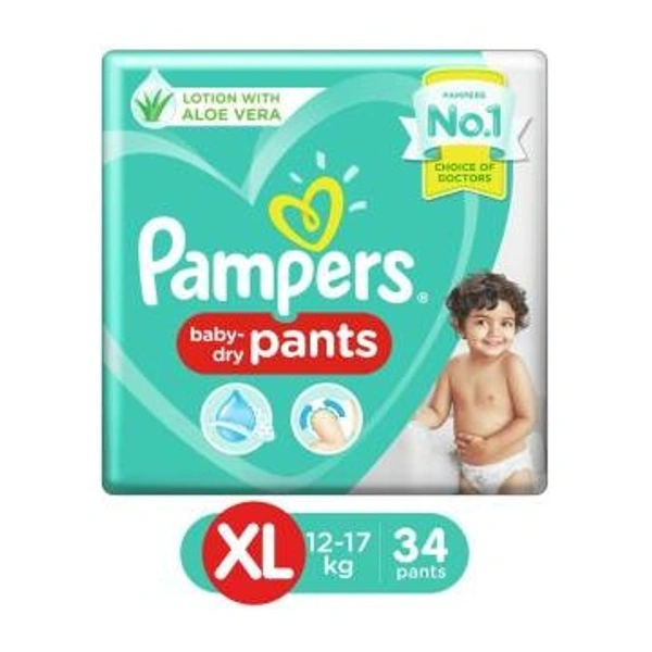 Pampers Xl 12-17 Kg - 34 pants
