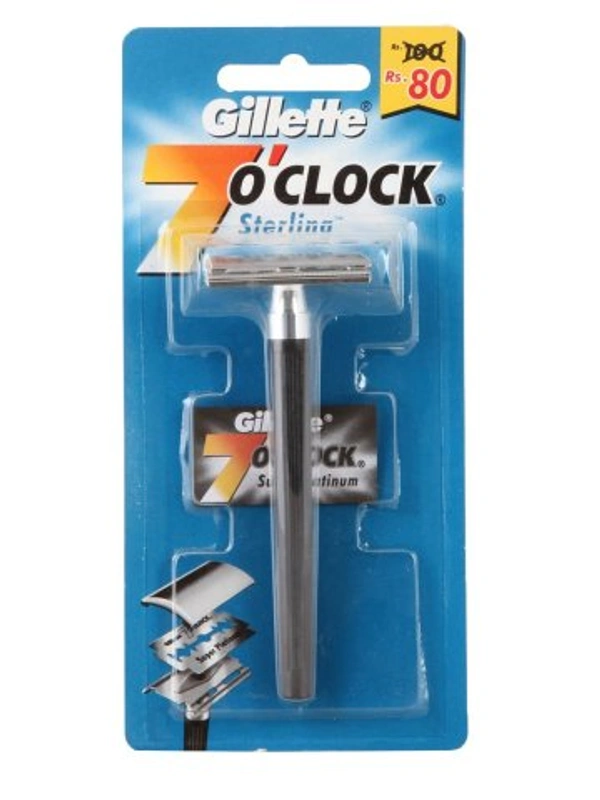Gillette  7 Oclock Sterling