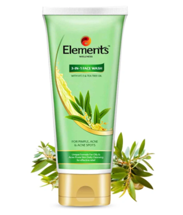 Elements 3-in-1 Face Wash - 60gm