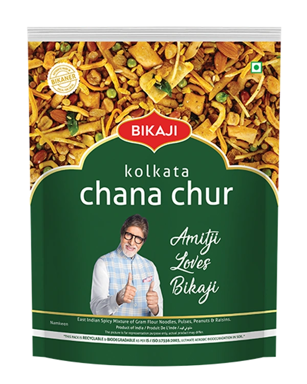 Bikaji Kholkata Jhaal Chanachur - 400gm