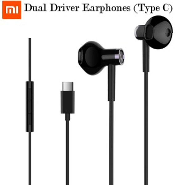 MI DUAL DRIVER IN EARPHONES BLACK