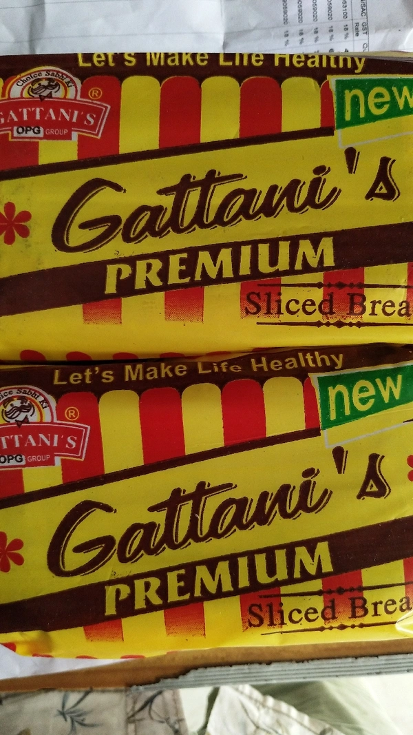 Gattani's Sliced  Bread - 250gm