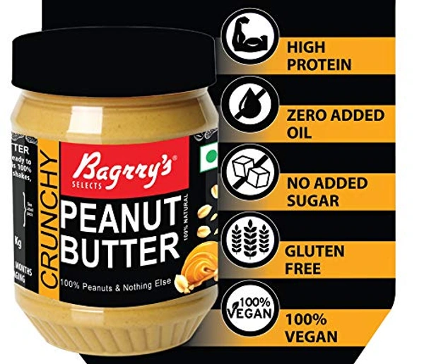 Bagrry's Peanut Butter Crunchy - 200gm