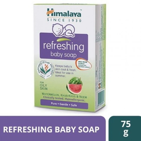 Himalaya Refreshing Baby Soap - 75 gm