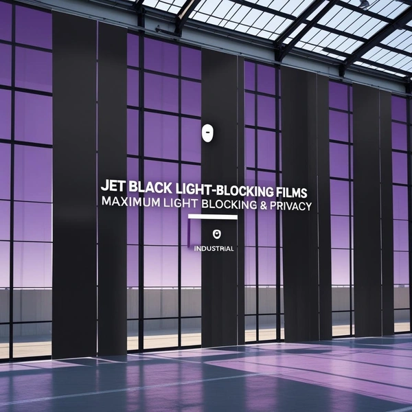 Jet Black Light-Blocking Films