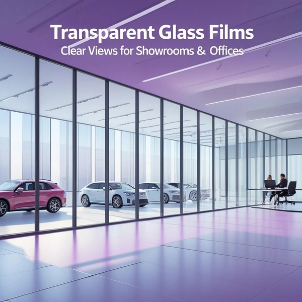 Transparent Glass Films for Showrooms & Offices