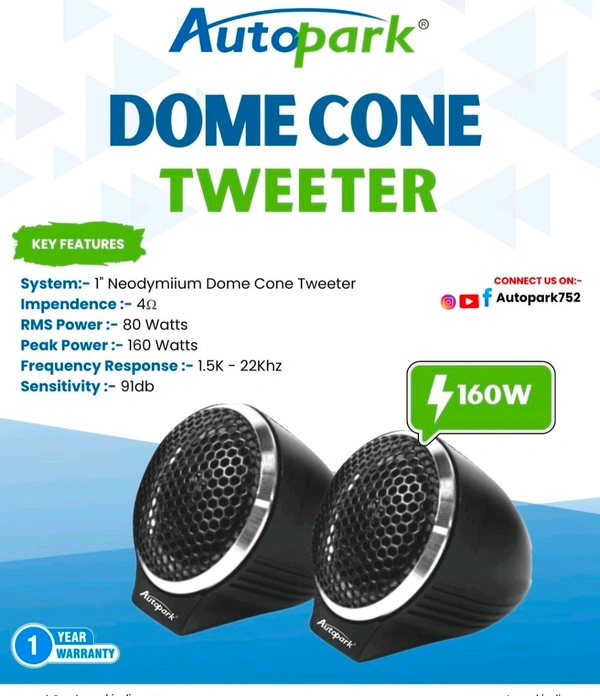 Car Tweeters Pair Set 