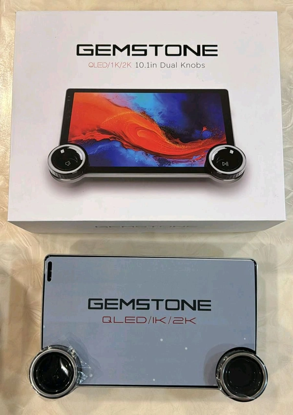 Gemstone 2k Diamond Android Player With Frame + Ahd Reverse Camera And Wirings Kit Complete Set 