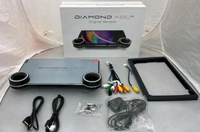 Gemstone 2k Diamond Android Player With Frame + Ahd Reverse Camera And Wirings Kit Complete Set 