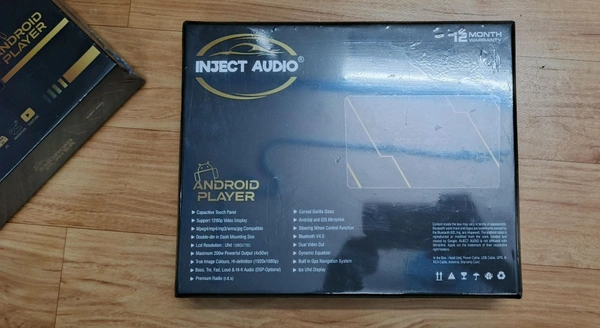 Inject Audio 9 Inch Car Android Stereo With Wirings Kit 