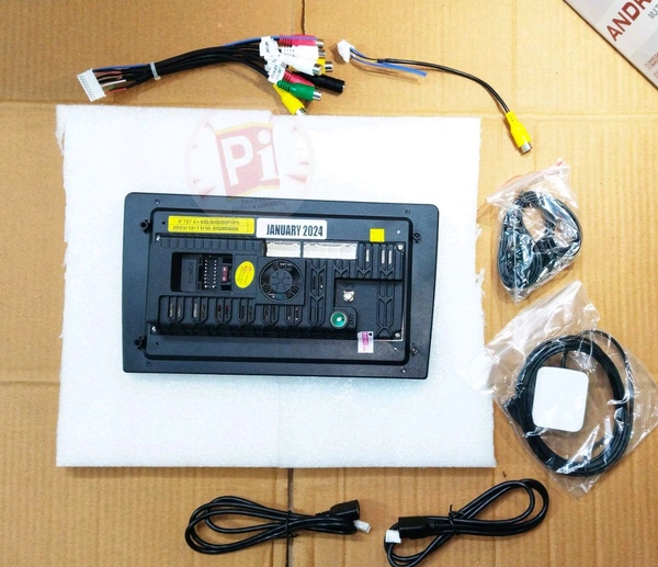  Premium Quality 4/64 Car Play Android Stereo With Wirings Kit Only  - 9 Inch