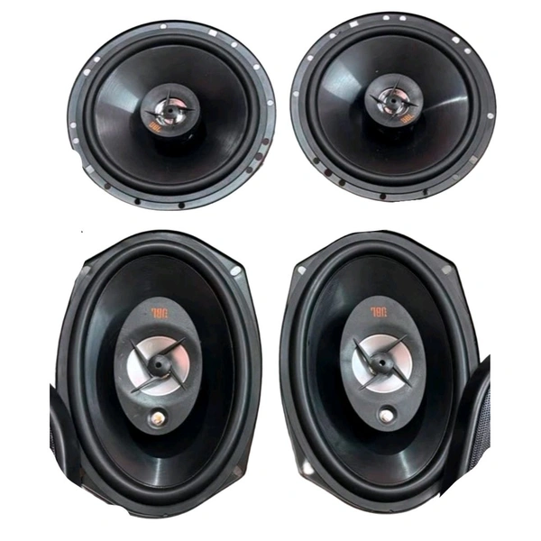 JBL 6 Inch Door And Back Speakers Pair Sets Combo Offer 