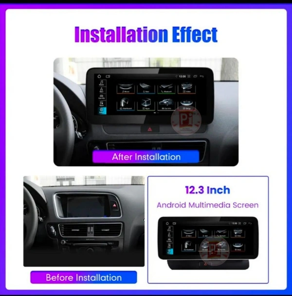 Perfect Infotainment "Audi Q5 8R (2009-2016) Android Touch Screen Infotainment Head Unit 10.25 Inch Wireless Apple CarPlay Android Auto GPS Navigation RHD India Concert/Symphony/MMI - RHD - LOW Version