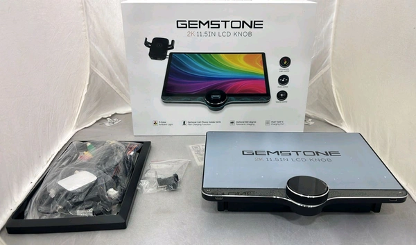 Gemstone 10.8 Inch 2k Single Knob Diamond Android Stereo With Wirings Kit 