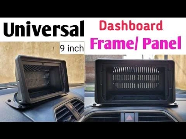 Android Stereo With Universal dashboard Frame + Ahd Reverse Camera And All Accessories Wirings Kit.. - 10 Inch