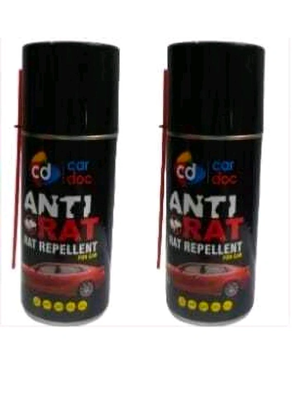 Anti RAT RODENT SPRAY RAT REPELLENT FOR CAR NO KILLING NO TRAPPING NO POISONING (SET OF 2 PCS ) Vehicle Interior Cleaner  (300 ml)