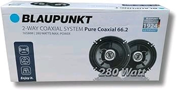Blaupunkt Pure Coaxial 66.2 6.5 Inch 2-Way Car Speakers (280 Watts Peak Power) - Pair