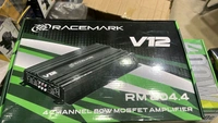 Racemark RM 804.4 4 Channel MOSFET Car Amplifier – 80W RMS x 4 | High Power 800W Max Audio Amplifier