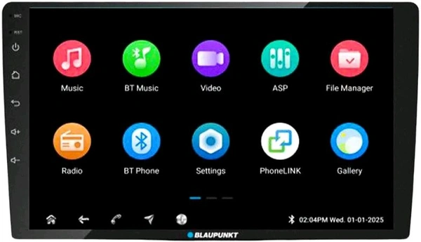 Blaupunkt Palm Bay 1000 Android Car Stereo | 9 Inch IPS Touchscreen | 2GB RAM + 64GB ROM | Bluetooth | Front & Rear Camera Support