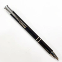 AMBARA PRINTS Personalized Pen with Full Black Body & Silvery Clip, Best For Gifting, Corporate Gifting - Red