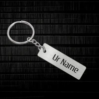 AMBARA PRINTS  Customised Name Metal Keychain