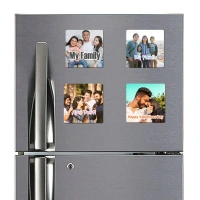 Sublimation MDF Fridge Magnet ( Round 2.5 inch, Square 3.5x2 inch)