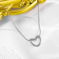 Korean Heart Pendent  - Silver