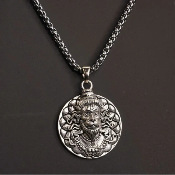 AMBARA PRINTS Hanuman ji Locket Pendant with Chain