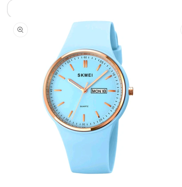 Skmei Quartz Analog Purple Dial Silicone Strap Watch for Women - 1747 - Anakiwa