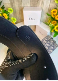CD DIO_R MENS BELT WID OG BOX CARD & DUST BAG