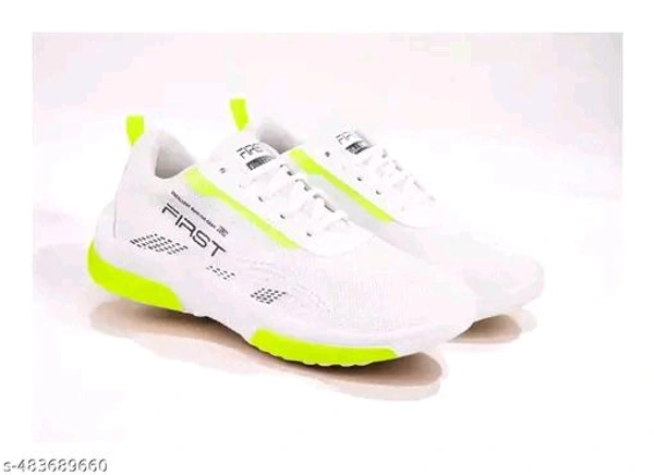 Sport shoes - white Green, 8