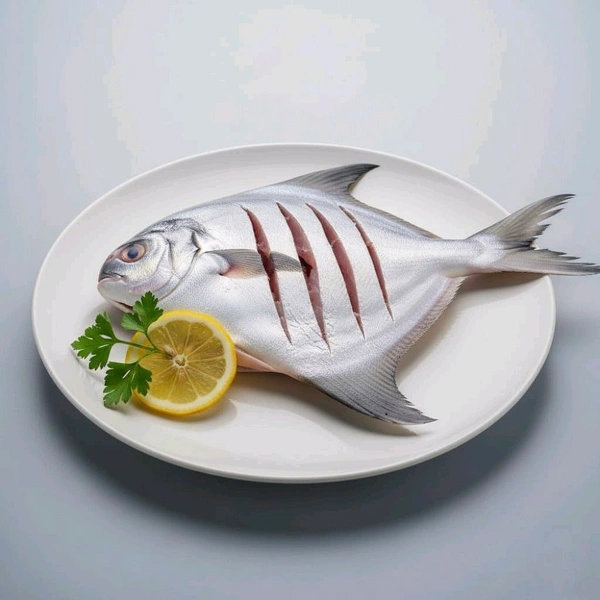 3/4 Pieces White Pomfret 1kg