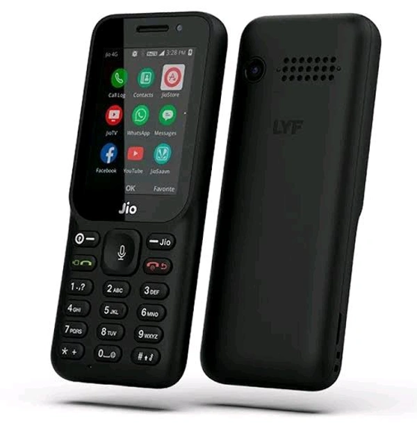 Jio F320B Keypad Mobile - Black, 2.8 inches or 6.1 cm