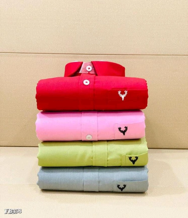 Allen Solly Plain Shirts For Men - 4 Pc Combo Stylish & Comfortable - L-40