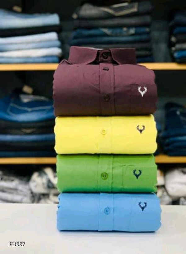 Allen Solly Plain Shirts For Men - 4 Pc Combo Stylish & Comfortable - M-38